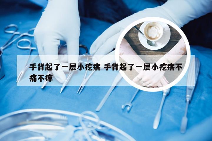 手背起了一层小疙瘩 手背起了一层小疙瘩不痛不痒